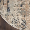 image:imageNourison Home Concerto Abstract Ivory Grey Blue 3 x 5 Oval Area Rug Easy Cleaning Non Shedding Bed Room Living Room Dining Room Kitchen 3x5Beige Grey