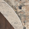 image:imageNourison Home Concerto Abstract Ivory Grey Blue 3 x 5 Oval Area Rug Easy Cleaning Non Shedding Bed Room Living Room Dining Room Kitchen 3x5Beige Grey