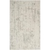 image:imageNourison Home Concerto Abstract Ivory Grey Blue 3 x 5 Oval Area Rug Easy Cleaning Non Shedding Bed Room Living Room Dining Room Kitchen 3x5Cream Grey