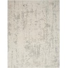 image:imageNourison Home Concerto Abstract Ivory Grey Blue 3 x 5 Oval Area Rug Easy Cleaning Non Shedding Bed Room Living Room Dining Room Kitchen 3x5Cream Grey