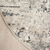 image:imageNourison Home Concerto Abstract Ivory Grey Blue 3 x 5 Oval Area Rug Easy Cleaning Non Shedding Bed Room Living Room Dining Room Kitchen 3x5Ivory Blue Grey