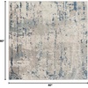 image:imageNourison Home Concerto Abstract Ivory Grey Blue 3 x 5 Oval Area Rug Easy Cleaning Non Shedding Bed Room Living Room Dining Room Kitchen 3x5Ivory Grey Blue