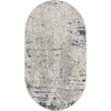 image:imageNourison Home Concerto Abstract Ivory Grey Blue 3 x 5 Oval Area Rug Easy Cleaning Non Shedding Bed Room Living Room Dining Room Kitchen 3x5Ivory Grey Blue