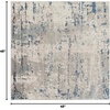 image:imageNourison Home Concerto Abstract Ivory Grey Blue 3 x 5 Oval Area Rug Easy Cleaning Non Shedding Bed Room Living Room Dining Room Kitchen 3x5Ivory Grey Blue