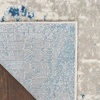 image:imageNourison Home Concerto Abstract Ivory Grey Blue 3 x 5 Oval Area Rug Easy Cleaning Non Shedding Bed Room Living Room Dining Room Kitchen 3x5Ivory Grey Blue