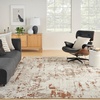 image:imageNourison Home Concerto Abstract Ivory Grey Blue 3 x 5 Oval Area Rug Easy Cleaning Non Shedding Bed Room Living Room Dining Room Kitchen 3x5Ivory Rust