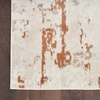 image:imageNourison Home Concerto Abstract Ivory Grey Blue 3 x 5 Oval Area Rug Easy Cleaning Non Shedding Bed Room Living Room Dining Room Kitchen 3x5Ivory Rust