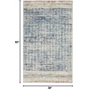 image:imageNourison Home Concerto Abstract IvoryGrey 3 x 5 Area Rug Easy Cleaning Non Shedding Bed Room Living Room Dining Room Kitchen 3x5Blue