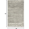 image:imageNourison Home Concerto Abstract IvoryGrey 3 x 5 Area Rug Easy Cleaning Non Shedding Bed Room Living Room Dining Room Kitchen 3x5IvoryGrey