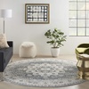 image:imageNourison Home Concerto Grey Ivory 3 x 5 Area Rug  Easy Clean Non Shedding Bed Room Living Room Dining Room Kitchen 3 x 5Grey Ivory