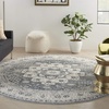 image:imageNourison Home Concerto Grey Ivory 3 x 5 Area Rug  Easy Clean Non Shedding Bed Room Living Room Dining Room Kitchen 3 x 5Grey Ivory