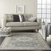 image:imageNourison Home Concerto Grey Ivory 3 x 5 Area Rug  Easy Clean Non Shedding Bed Room Living Room Dining Room Kitchen 3 x 5Grey Ivory