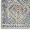 image:imageNourison Home Concerto Grey Ivory Blue 3 x 5 Area Rug  Easy Clean Non Shedding Bed Room Living Room Dining Room Kitchen 3 x 5BlueIvory
