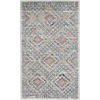 image:imageNourison Home Concerto Grey Ivory Blue 3 x 5 Area Rug  Easy Clean Non Shedding Bed Room Living Room Dining Room Kitchen 3 x 5BlueIvory