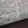 image:imageNourison Home Concerto Grey Ivory Blue 3 x 5 Area Rug  Easy Clean Non Shedding Bed Room Living Room Dining Room Kitchen 3 x 5BlueIvory