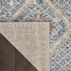 image:imageNourison Home Concerto Grey Ivory Blue 3 x 5 Area Rug  Easy Clean Non Shedding Bed Room Living Room Dining Room Kitchen 3 x 5BlueIvory