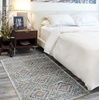 image:imageNourison Home Concerto Grey Ivory Blue 3 x 5 Area Rug  Easy Clean Non Shedding Bed Room Living Room Dining Room Kitchen 3 x 5BlueIvory