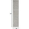 image:imageNourison Home Concerto Grey Ivory Blue 3 x 5 Area Rug  Easy Clean Non Shedding Bed Room Living Room Dining Room Kitchen 3 x 5GreyIvoryBlue