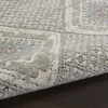 image:imageNourison Home Concerto Grey Ivory Blue 3 x 5 Area Rug  Easy Clean Non Shedding Bed Room Living Room Dining Room Kitchen 3 x 5GreyIvoryBlue
