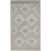 image:imageNourison Home Concerto Grey Ivory Blue 3 x 5 Area Rug  Easy Clean Non Shedding Bed Room Living Room Dining Room Kitchen 3 x 5GreyIvoryBlue
