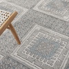 image:imageNourison Home Concerto Grey Ivory Blue 3 x 5 Area Rug  Easy Clean Non Shedding Bed Room Living Room Dining Room Kitchen 3 x 5GreyIvoryBlue
