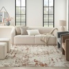 image:imageNourison Home Concerto Ivory Rust 2 x 3 Area Rug  Easy Clean Non Shedding Bed Room Living Room Dining Room Kitchen 2 x 3Ivory Rust