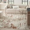 image:imageNourison Home Concerto Ivory Rust 2 x 3 Area Rug  Easy Clean Non Shedding Bed Room Living Room Dining Room Kitchen 2 x 3Ivory Rust