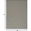 image:imageNourison Home Courtyard Ivory Silver 3 x 5 Oval Area Rug  Easy Clean Non Shedding Bed Room Living Room Dining Room Kitchen 3 x 5 OvalBlack White