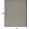 image:imageNourison Home Courtyard Ivory Silver 3 x 5 Oval Area Rug  Easy Clean Non Shedding Bed Room Living Room Dining Room Kitchen 3 x 5 OvalBlack White