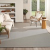 image:imageNourison Home Courtyard Ivory Silver 3 x 5 Oval Area Rug  Easy Clean Non Shedding Bed Room Living Room Dining Room Kitchen 3 x 5 OvalBlack White