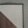 image:imageNourison Home Courtyard Ivory Silver 3 x 5 Oval Area Rug  Easy Clean Non Shedding Bed Room Living Room Dining Room Kitchen 3 x 5 OvalBlack White