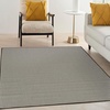 image:imageNourison Home Courtyard Ivory Silver 3 x 5 Oval Area Rug  Easy Clean Non Shedding Bed Room Living Room Dining Room Kitchen 3 x 5 OvalBlack White