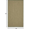 image:imageNourison Home Courtyard Ivory Silver 3 x 5 Oval Area Rug  Easy Clean Non Shedding Bed Room Living Room Dining Room Kitchen 3 x 5 OvalGreen
