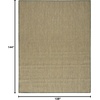 image:imageNourison Home Courtyard Ivory Silver 3 x 5 Oval Area Rug  Easy Clean Non Shedding Bed Room Living Room Dining Room Kitchen 3 x 5 OvalGreen