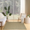 image:imageNourison Home Courtyard Ivory Silver 3 x 5 Oval Area Rug  Easy Clean Non Shedding Bed Room Living Room Dining Room Kitchen 3 x 5 OvalGreen