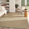image:imageNourison Home Courtyard Ivory Silver 3 x 5 Oval Area Rug  Easy Clean Non Shedding Bed Room Living Room Dining Room Kitchen 3 x 5 OvalGreen