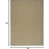 image:imageNourison Home Courtyard Ivory Silver 3 x 5 Oval Area Rug  Easy Clean Non Shedding Bed Room Living Room Dining Room Kitchen 3 x 5 OvalGreen