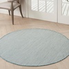 image:imageNourison Home Courtyard Ivory Silver 3 x 5 Oval Area Rug  Easy Clean Non Shedding Bed Room Living Room Dining Room Kitchen 3 x 5 OvalIvory Aqua