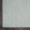 image:imageNourison Home Courtyard Ivory Silver 3 x 5 Oval Area Rug  Easy Clean Non Shedding Bed Room Living Room Dining Room Kitchen 3 x 5 OvalIvory Aqua