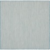 image:imageNourison Home Courtyard Ivory Silver 3 x 5 Oval Area Rug  Easy Clean Non Shedding Bed Room Living Room Dining Room Kitchen 3 x 5 OvalIvory Aqua