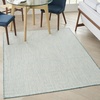 image:imageNourison Home Courtyard Ivory Silver 3 x 5 Oval Area Rug  Easy Clean Non Shedding Bed Room Living Room Dining Room Kitchen 3 x 5 OvalIvory Aqua