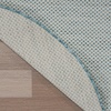 image:imageNourison Home Courtyard Ivory Silver 3 x 5 Oval Area Rug  Easy Clean Non Shedding Bed Room Living Room Dining Room Kitchen 3 x 5 OvalIvory Aqua
