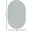 image:imageNourison Home Courtyard Ivory Silver 3 x 5 Oval Area Rug  Easy Clean Non Shedding Bed Room Living Room Dining Room Kitchen 3 x 5 OvalIvory Aqua