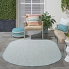 image:imageNourison Home Courtyard Ivory Silver 3 x 5 Oval Area Rug  Easy Clean Non Shedding Bed Room Living Room Dining Room Kitchen 3 x 5 OvalIvory Aqua
