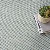 image:imageNourison Home Courtyard Ivory Silver 3 x 5 Oval Area Rug  Easy Clean Non Shedding Bed Room Living Room Dining Room Kitchen 3 x 5 OvalIvory Aqua