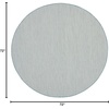 image:imageNourison Home Courtyard Ivory Silver 3 x 5 Oval Area Rug  Easy Clean Non Shedding Bed Room Living Room Dining Room Kitchen 3 x 5 OvalIvory Aqua