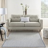 image:imageNourison Home Courtyard Ivory Silver 3 x 5 Oval Area Rug  Easy Clean Non Shedding Bed Room Living Room Dining Room Kitchen 3 x 5 OvalIvory Blue