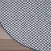 image:imageNourison Home Courtyard Ivory Silver 3 x 5 Oval Area Rug  Easy Clean Non Shedding Bed Room Living Room Dining Room Kitchen 3 x 5 OvalIvory Blue