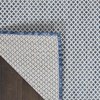 image:imageNourison Home Courtyard Ivory Silver 3 x 5 Oval Area Rug  Easy Clean Non Shedding Bed Room Living Room Dining Room Kitchen 3 x 5 OvalIvory Blue
