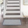 image:imageNourison Home Courtyard Ivory Silver 3 x 5 Oval Area Rug  Easy Clean Non Shedding Bed Room Living Room Dining Room Kitchen 3 x 5 OvalIvory Blue